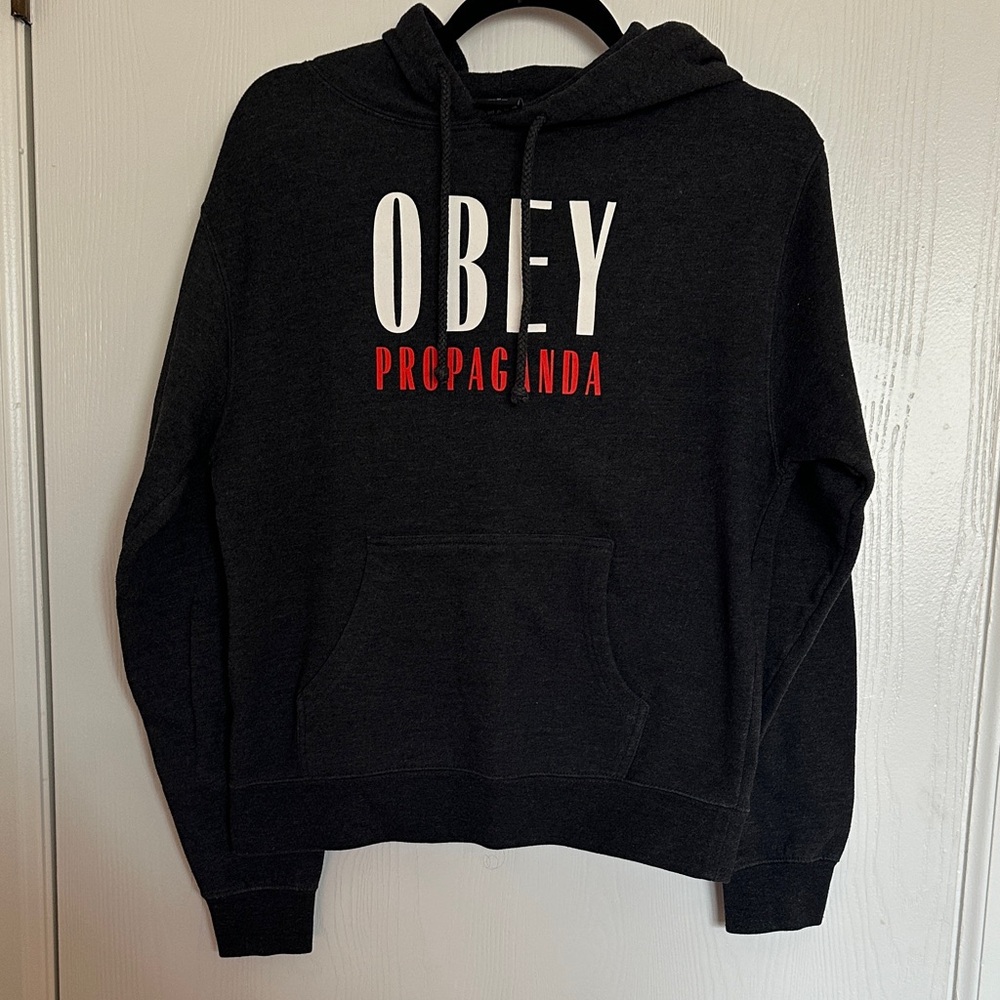 Obey Dark Gray Hoodie